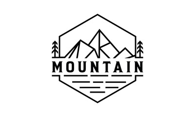 Retro Vintage Mountain for company