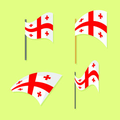 Georgia national flag 