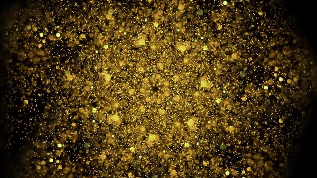 golden particles waterfall wedding led screen background video footage. abstract, christmas, light, bokeh, gold, bright, 
