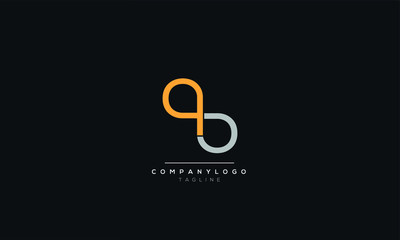 qb bq q b Letter Logo Design Icon Vector Symbol