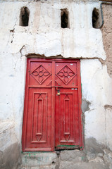 Old houses doors in Oman