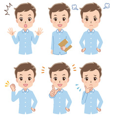 男性　ポーズ　バリエーション