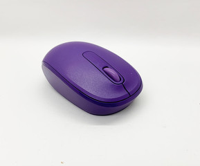 Wireless computer mouse isolated on white background