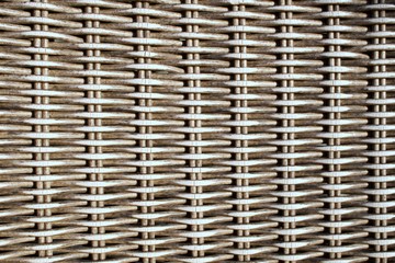 wicker armchair detail