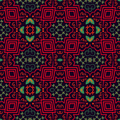 seamless geometric pattern with geometric elements