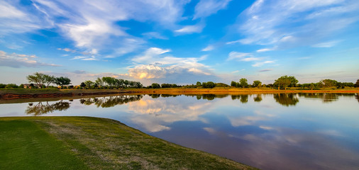 Severe Storm Reflecting in the Water
