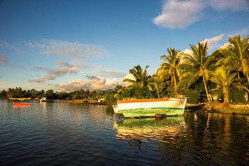 Fototapeta premium Sunset on the island