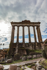 Roman forum in Rome Italy 