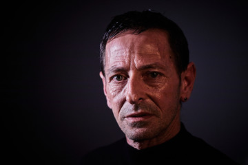 Obraz premium Portrait of a man dressed in black