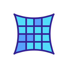 cushion icon vector. cushion sign. color symbol illustration