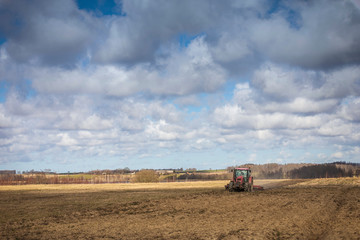 Obraz premium The beautiful nature of Latvia in spring