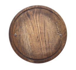 pizza cutting board on white background
