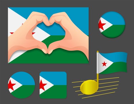 Djibouti flag icon
