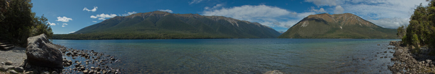 Fototapeta na wymiar Lake Rotoiti in Tasman Region on South Island of New Zealand 
