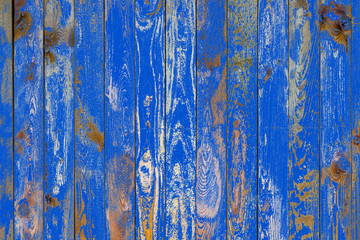 blue painted wall