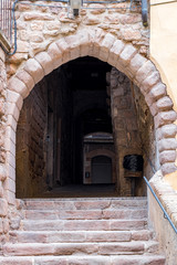 Historical Castle of Cardona in Barcelona, Catalonia.