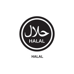 HALAL ICON , LABEL PRODUCT ICON