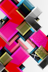 Metal arrow shape background. Abstract geometric background with 3d effect composition For Wallpaper, Banner, Background, Card, Book Illustration, landing page