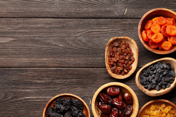 Various dried fruits