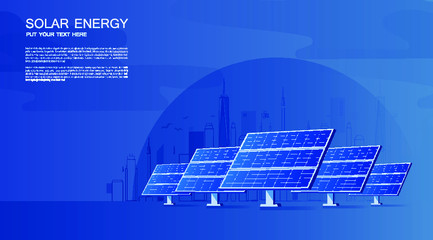 Ecology solar cell system diagram. Can be used for workflow layout, banner, diagram, web design, timeline, info chart, statistic brochure template.