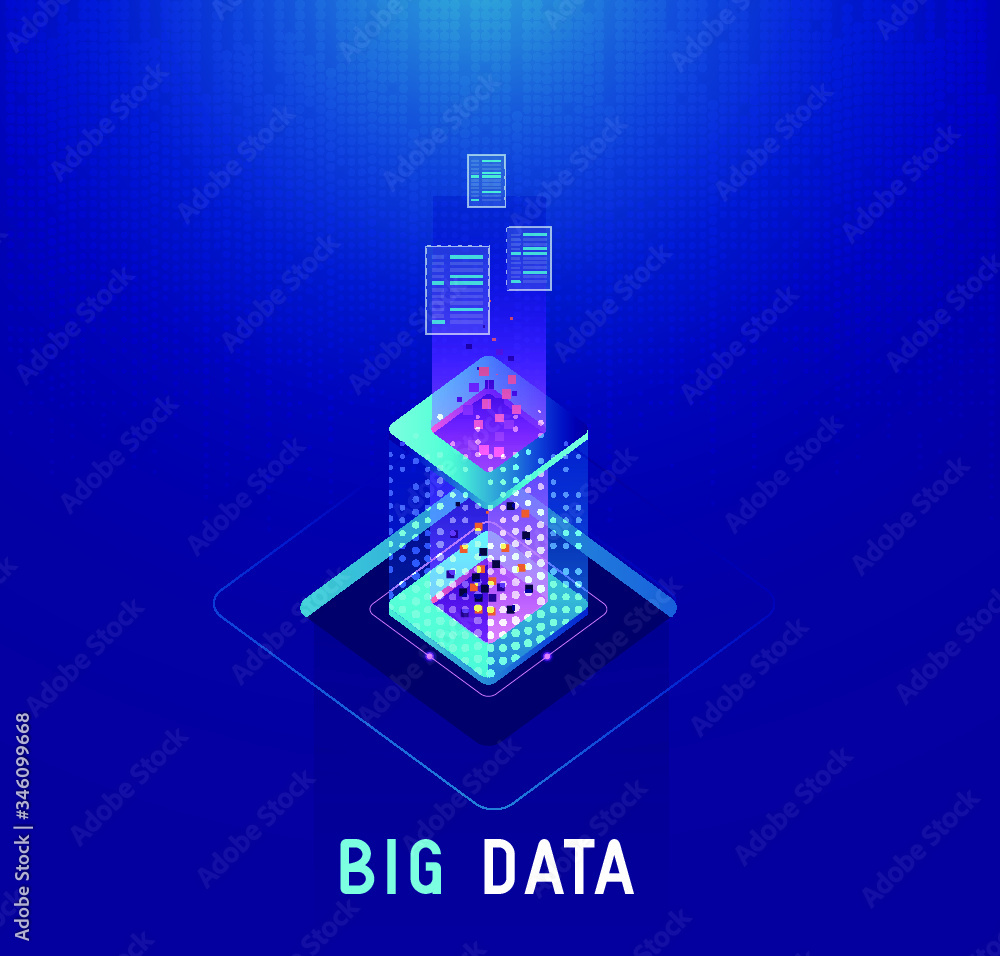 Poster effective template technology data, mining server farm room and smart digital devices such as phone 