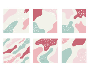 Abstract background with various shapes and textures. Vector illustration suitable for print, flyers, banners, fabrics, invitations, branding, covers and more.