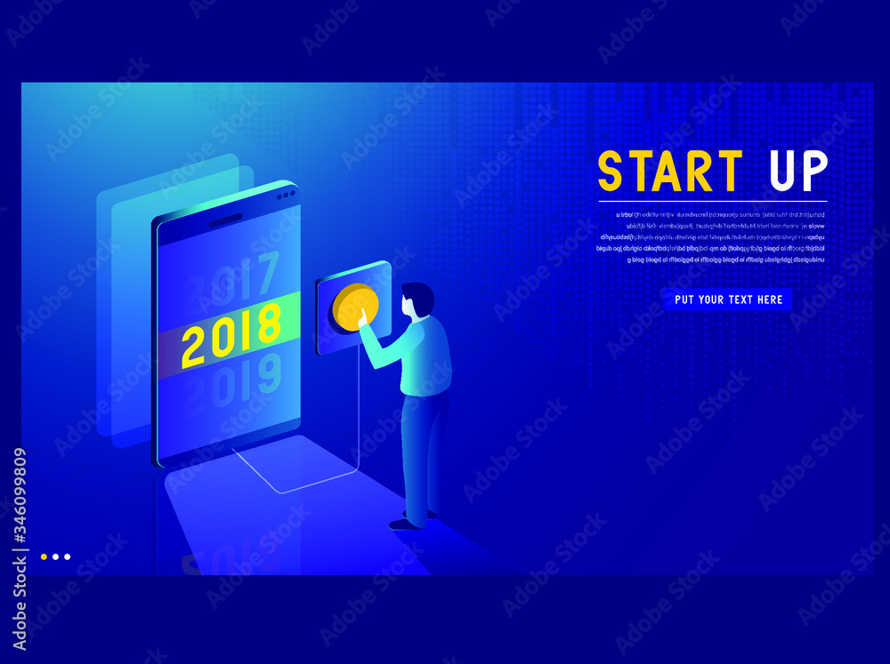Poster effective template technology data, mining server farm room and smart digital devices such as phone 