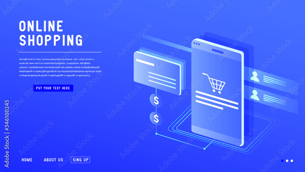 Poster effective template technology data, mining server farm room and smart digital devices such as phone 