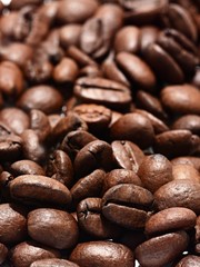 Coffee beans full frame background.