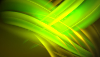 Fluid wave lines background. Trendy abstract layout template for business or technology presentation, internet poster or web brochure cover, wallpaper