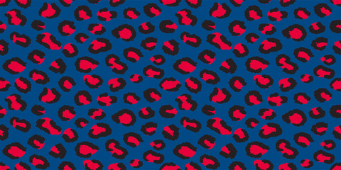 Leopard background. Seamless pattern.Vector.
豹柄パターン
