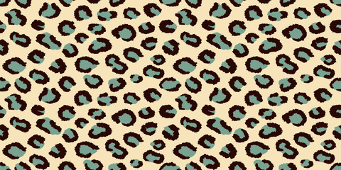 Leopard background. Seamless pattern.Vector.
豹柄パターン