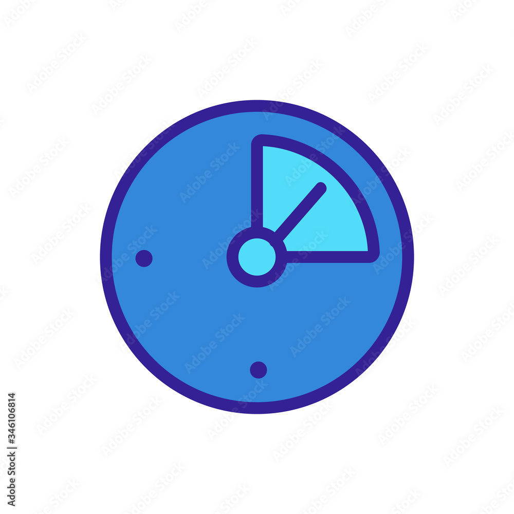 Poster temperature indicator icon vector. temperature indicator sign. color symbol illustration