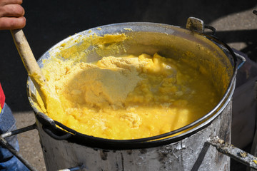 Fresh polenta or 