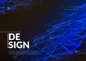 Abstract design for catalog, poster, cower or brochure