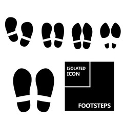 Icon footsteps