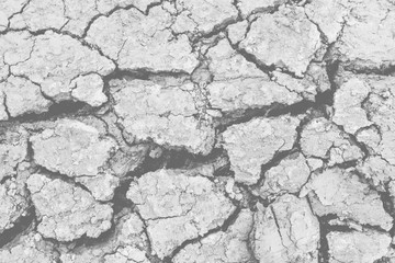 Background of dry cracked soil dirt or earth during drought.