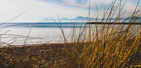 Panorama idylle am Meer - Sommerferien 2020 - Düne