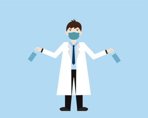 Disposable mask into the trash,covid -19 Infectious waste