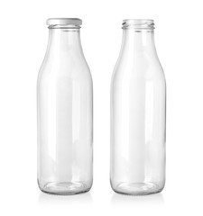 empty milk bottle