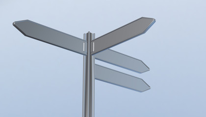 Information sign, 3d rendering