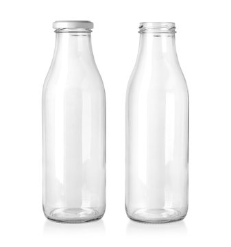 empty milk bottle