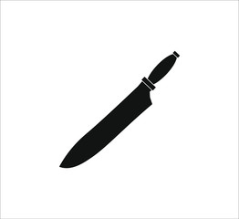 kitchen knife. illustration for web and mobile design.