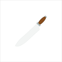 kitchen knife. illustration for web and mobile design.