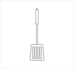 cooking spatula. illustration for web and mobile design.