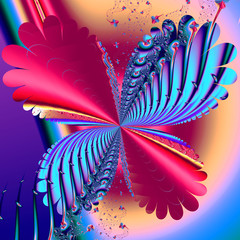 Luxurious colorful flower 81