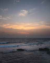 Obraz premium sunset over the sea