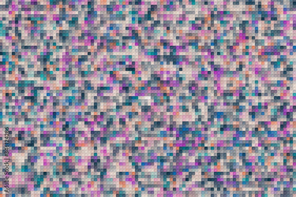 Poster abstract geometric pattern. multicolor figures. texture for print and banner
