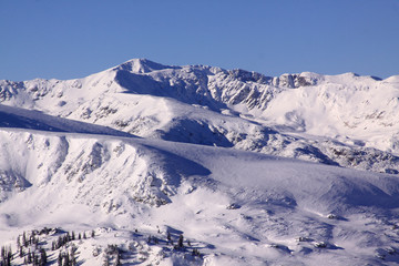Mountains around Transalpina ski resort, Romania