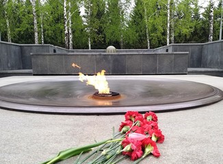 eternal flame in memory of fallen warriors